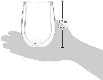 ZWILLING J.A. Henckels Double-Wall Red Wine Glass Set, 12 fl. oz