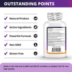NuBest Tall 10+ - Advanced Growth Formula - Powerful Bone Strength Support - for Children (10+) & Teens Who Drink Milk Daily - Grow Strong and Stay Healthy - 60 Capsules (Pack of 6)