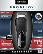 Andis Pro Alloy XTR Adjustable Blade Professional Hair Beard Clipper Barber
