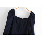 long sleeve mini dress