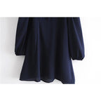 long sleeve mini dress