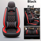 5 Car Seat Cover Set Full PackaCar Seat Cushion PU Leather Car Seat Cover Universal Car Seat Cover Full Set Compatible With Five-seat Models