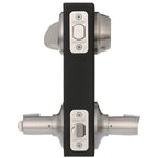 Accent Satin Nickel Single Cylinder Deadbolt and Entry Door Lever Combo Pack