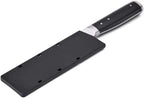 KitchenAid Gourmet Forged Triple Rivet Chef Knife with Custom-Fit Blade Cover, 6-inch, Sharp Kitchen Knife, High-Carbon Japanese Stainless Steel Blade, Black