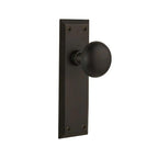 York Plate Double Dummy York Door Knob in Oil-Rubbed Bronze
