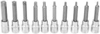 hongxinq 32pcs Precision Socket Bit Holder Adapter 1/2 Square Drive Hand Repair Tool Set