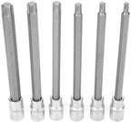hongxinq 32pcs Precision Socket Bit Holder Adapter 1/2 Square Drive Hand Repair Tool Set