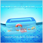 Outdoor Kids Swimming Pool, Paddling Pool Tub, PVC Abrasion-Resistant Inflatable Swimming Pool, Family Swimming Pool Above Ground,210cm