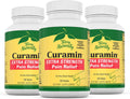 Terry Naturally Curamin Extra Strength (3 Pack) - 120 Vegan Tablets - Non-Addictive Pain Relief Supplement with Curcumin, Boswellia & DLPA - Non-GMO, Gluten-Free - 120 Total Servings