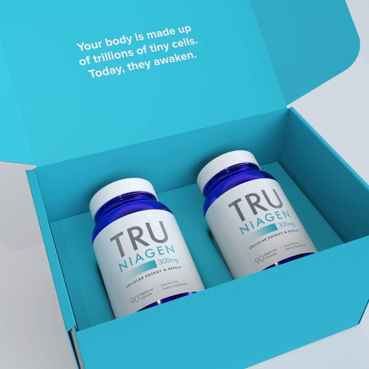 Multi Award Winning Patented NAD+ Booster Supplement More Efficient Than NMN - Nicotinamide Riboside for Cellular Energy Metabolism & Repair. Vitality, Muscle Health, Healthy Aging - 2X 90ct/300mg
