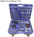 CHUNSHENN Hand Tools Socket Wrench Tool Set Auto Repair Mixed Tool Combination Ratchet Torque Wrench Tools Kit Auto Repairing Tool Sets Hand Tools