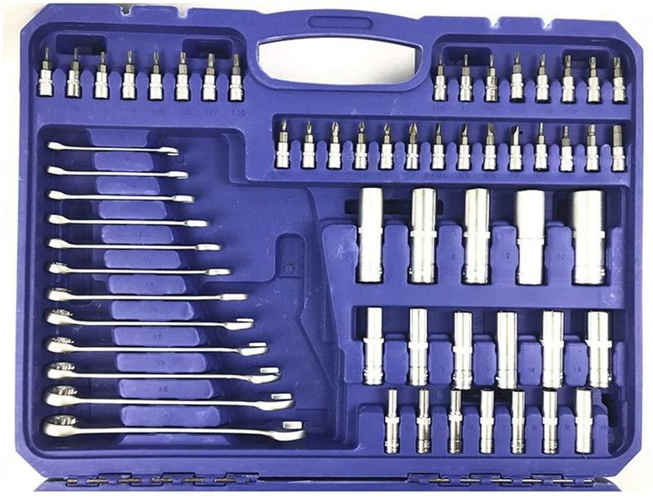 CHUNSHENN Socket Wrench Tool Set Auto Repair Mixed Tool Combination Ratchet Torque Wrench Tools Kit Auto Repairing Tool Sets Hardware Tool Kits Hand Tools