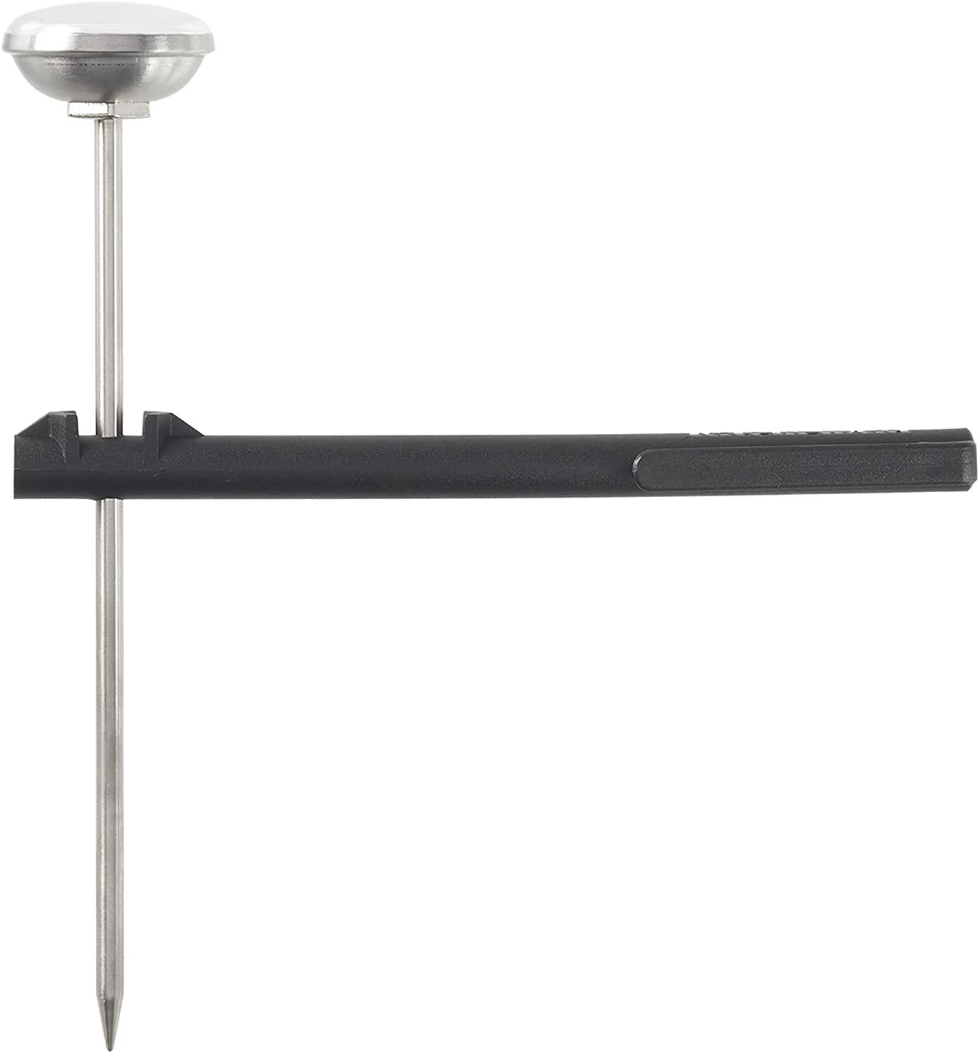 KitchenAid KQ901 Instant Read Food Thermometer for Kitchen or Grill, TEMPERATURE RANGE: 20F to 220F, 1 inch dial, Black