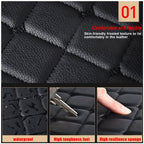 Upgrade Your Car With 4pcs Universal Waterproof Leather Car Floor Mats - Front &amp; Rear Full Set!
