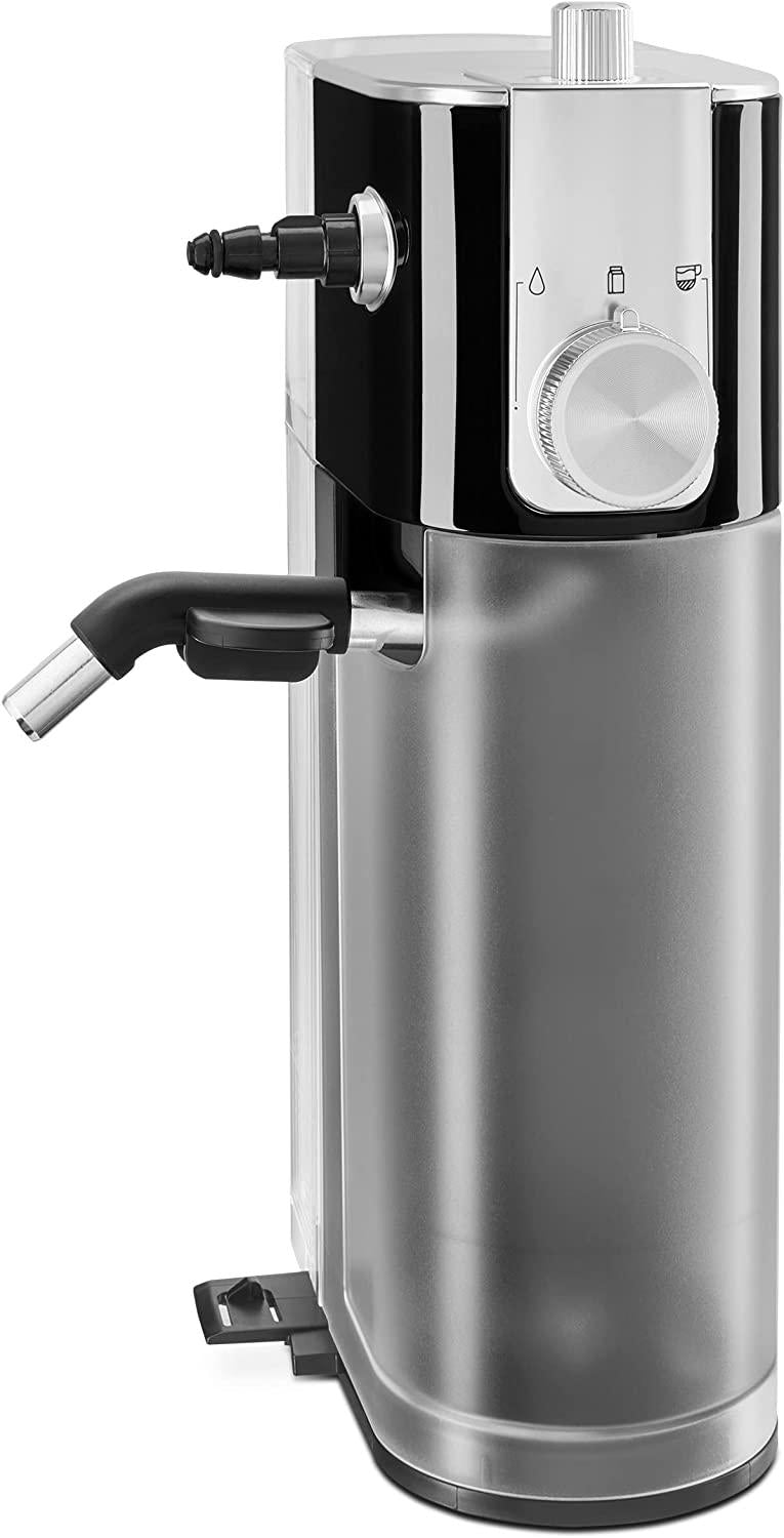 KitchenAid Automatic Milk Frother Metal Espresso, 17 oz, Onyx Black