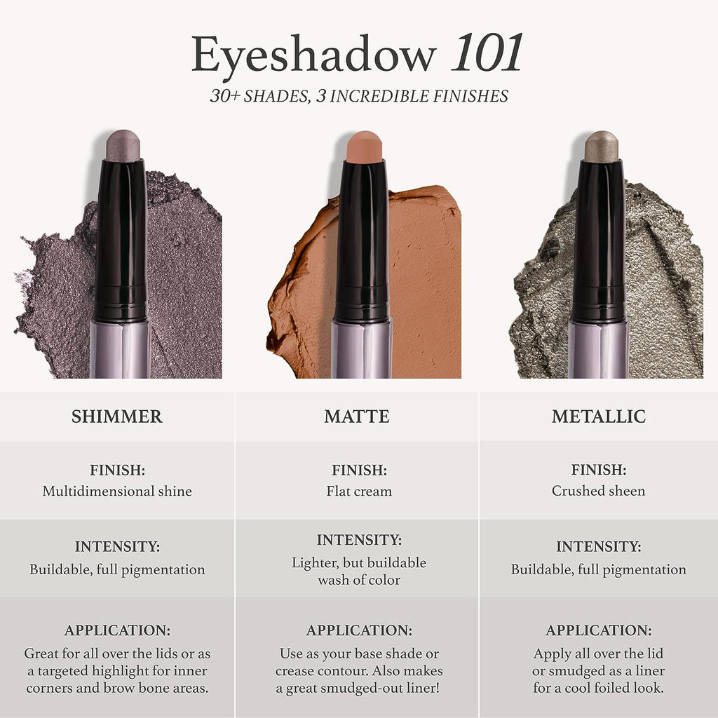 Julep Eyeshadow 101 Crème to Powder Waterproof Eyeshadow Stick, Putty Matte