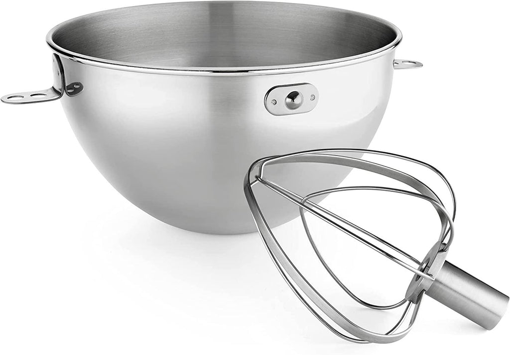KitchenAid 3-Qt. Stainless Steel Bowl &amp; Combi-Whip - Fits Bowl-Lift models KV25G and KP26M1X