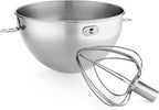 KitchenAid 3-Qt. Stainless Steel Bowl &amp; Combi-Whip - Fits Bowl-Lift models KV25G and KP26M1X