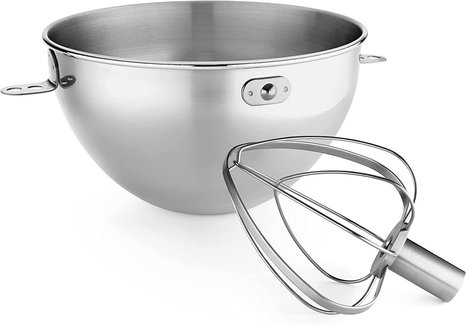 KitchenAid 3-Qt. Stainless Steel Bowl &amp; Combi-Whip - Fits Bowl-Lift models KV25G and KP26M1X
