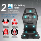Portable Back Seat Massage Chair Pad Cushion