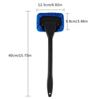 2PCS Window Cleaning Brush Kit: Get That Spotless Car Window Look With This Windshield Cleaning Wash Tool!