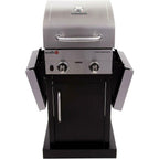 BBQ Gas Grill Propane Barbecue 2-Burner Liquid Propane Cabinet Outdoor Black
