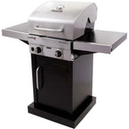 BBQ Gas Grill Propane Barbecue 2-Burner Liquid Propane Cabinet Outdoor Black