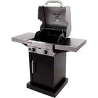BBQ Gas Grill Propane Barbecue 2-Burner Liquid Propane Cabinet Outdoor Black