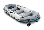 Mariner 4-Person Inflatable River Lake Dinghy Boat and Oars Set | 68376EP