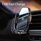 15W Car Wireless Charger, Vehicle-mounted Mobile Wireless Charger, Air Vent General Wireless Charging Phone Holder With Infrared Induction