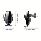 Essager Qi 15W Wireless Charger Car Phone Holder In Car Air Vent Mount For  14 13 12 X Pro Max Xiaomi Fast Charging Car Accessories, Office Accessories, School Supplies, Perfect Gift For Christmas Birthday