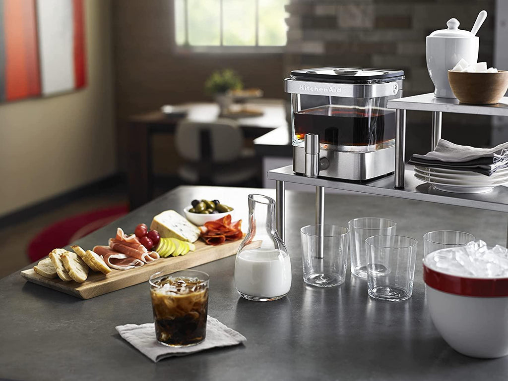 KitchenAid KCM4212SX Cold Brew Coffee Maker-Brushed Stainless Steel, 28 ounce