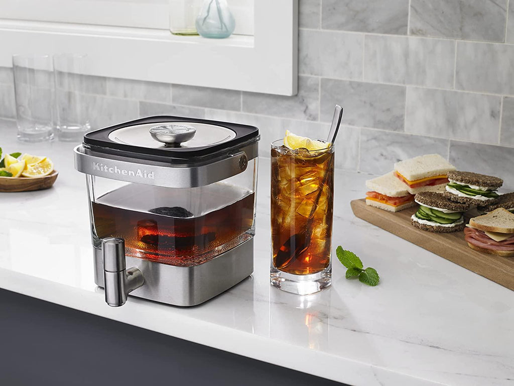 KitchenAid KCM4212SX Cold Brew Coffee Maker-Brushed Stainless Steel, 28 ounce