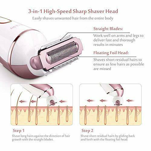 Electric Shaver,Women 6 in 1 Safe  and Remover for Legs,Underarms