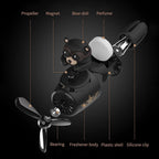 Cacacece Bear Pilot Car Air Fresheners Automotive Air Outlet Creative Car Perfume Fragrance