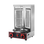 Steel LPG Gas Shawarma Grill Machine Doner Kebab Rotisserie Grill
