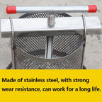 Honey Presser Beeswax Extractor Beekeeping Machine  Steel Household Manual Honey Press Extractor Beekeeping Tool for Wine Honey and Juice Ma(201  steel)