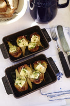 Staub Cast Iron 5.75-inch x 4.5-inch Mini Rectangular Baker - Matte Black, Made in France