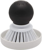 KitchenAid KE195OSBA Palm Brush With Dish Tray, 2-Piece, Black