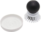KitchenAid KE195OSBA Palm Brush With Dish Tray, 2-Piece, Black