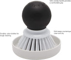 KitchenAid KE195OSBA Palm Brush With Dish Tray, 2-Piece, Black