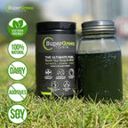 Supergreen Tonik 100% Natural Greens Superfood Powder – Daily Supplement with 38 Superfoods, Vitamins and Minerals – Supports Energy, Stress, Sleep and Immunity – 30 Day Supply – 360 Grams (3 Tubs)