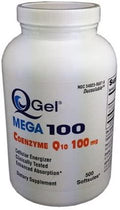 Q-Gel Mega 100 (100mg CoQ10 / 500 Softgels)