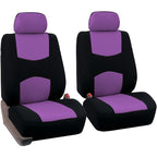 Car Seat Covers, Polyester Pink Purple Gray Black Tan Blue Red Rosy Car Seat Cushion Universal Car Seat Protector Car Decoration Auto Car Accessories