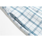 patchwork chic plaid trousers