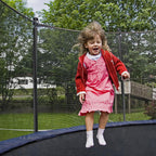 Aedilys Trampoline 12FT Jump Recreational Trampolines with Enclosure Net, Ladder- Combo Bounce Outdoor Trampoline for Kids, Toddler, Adults