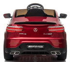 12V powered Mercedes AMG GLC63S Ride on electric car For Kids with Remote Control LED lights MP3 Leather Seat - Red