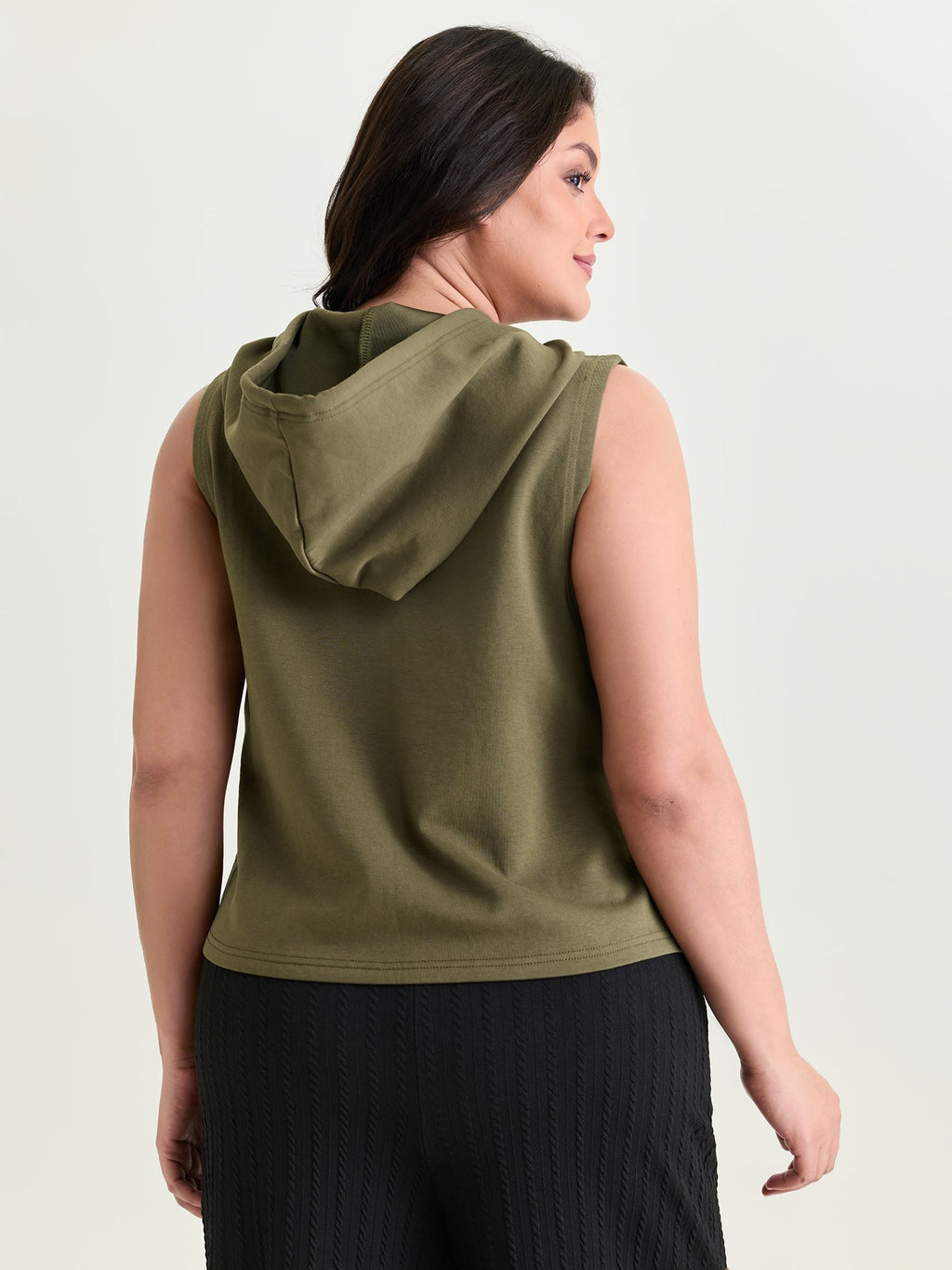 Supersoft Drawstring Neckline Tank Top
