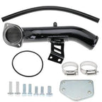 LLY EGR Delete &amp; High Flow Intake Elbow Tube Kit for Chevy GMC Duramax 6.6L 2004 - 2005