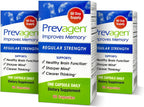 Prevagen Improves Memory - Regular Strength 10mg, 60 Capsules |3 Pack| with Apoaequorin & Vitamin D | Brain Supplement for Better Brain Health, Supports Healthy Brain Function
